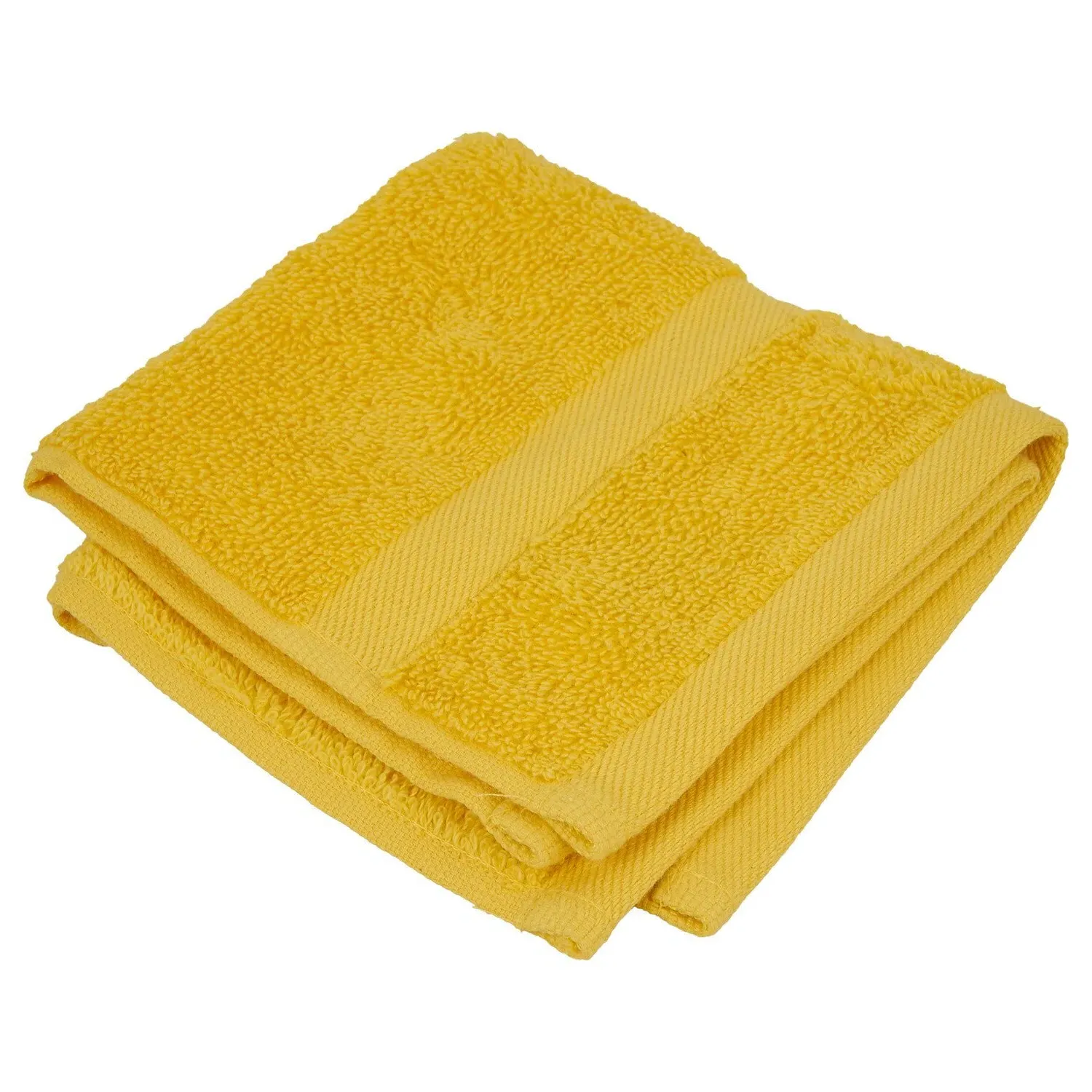 Flannel Face Cloth - Canary, Cotton image