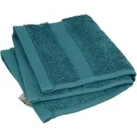 Flannel Face Cloth - Capri Blue, Cotton