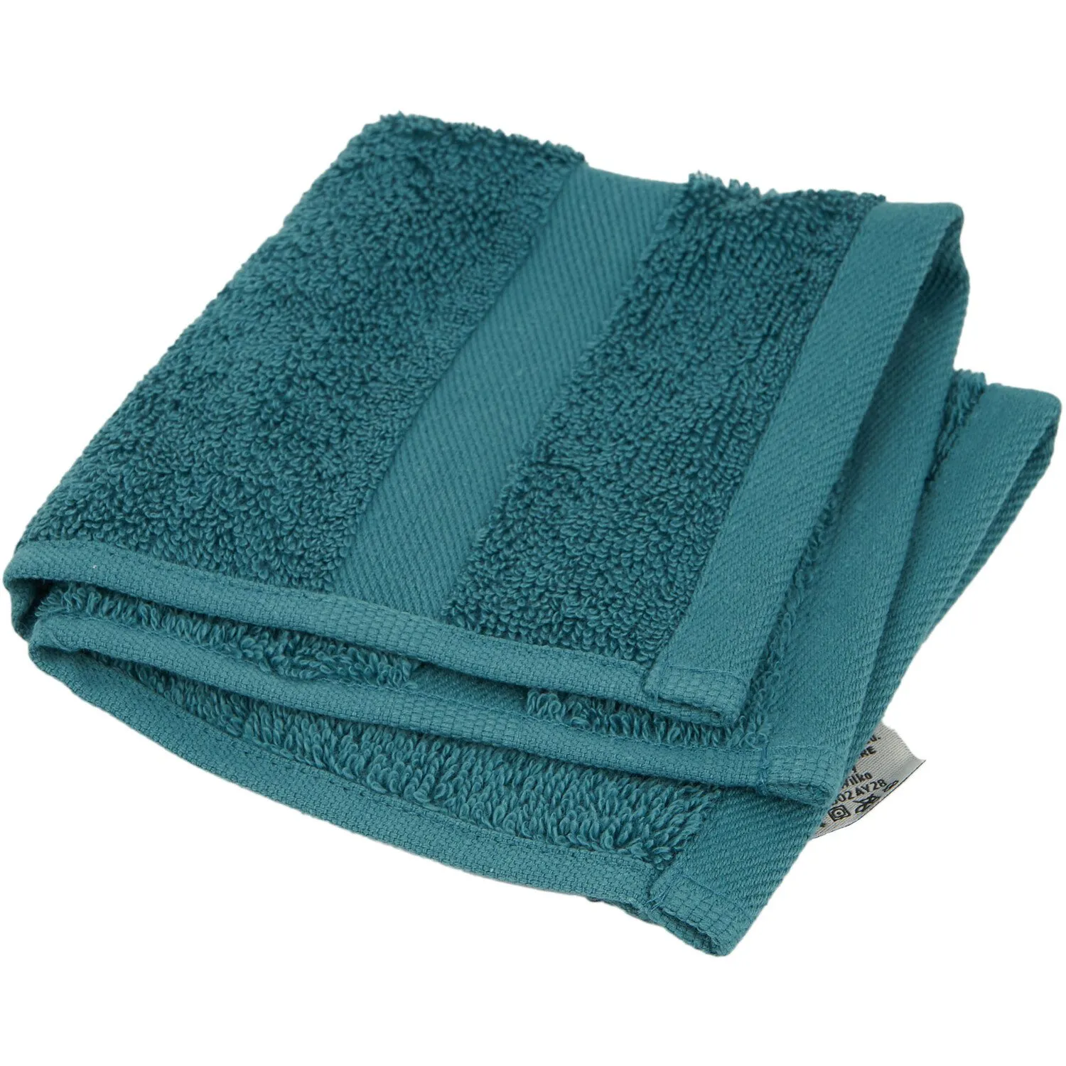 Flannel Face Cloth - Capri Blue, Cotton