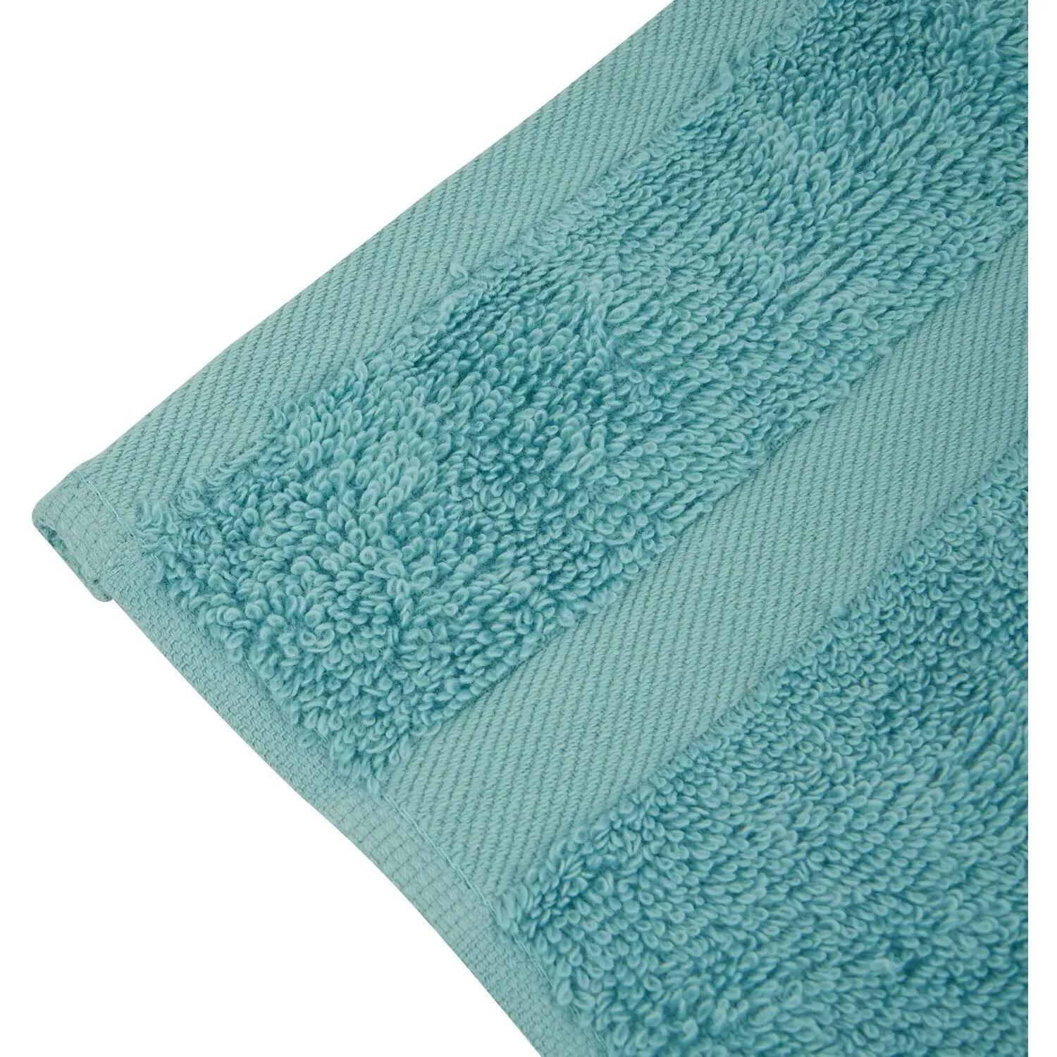 Flannel Face Cloth Deluxe - Bondi Blue, Cotton
