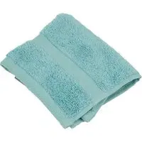 Flannel Face Cloth Deluxe - Bondi Blue, Cotton