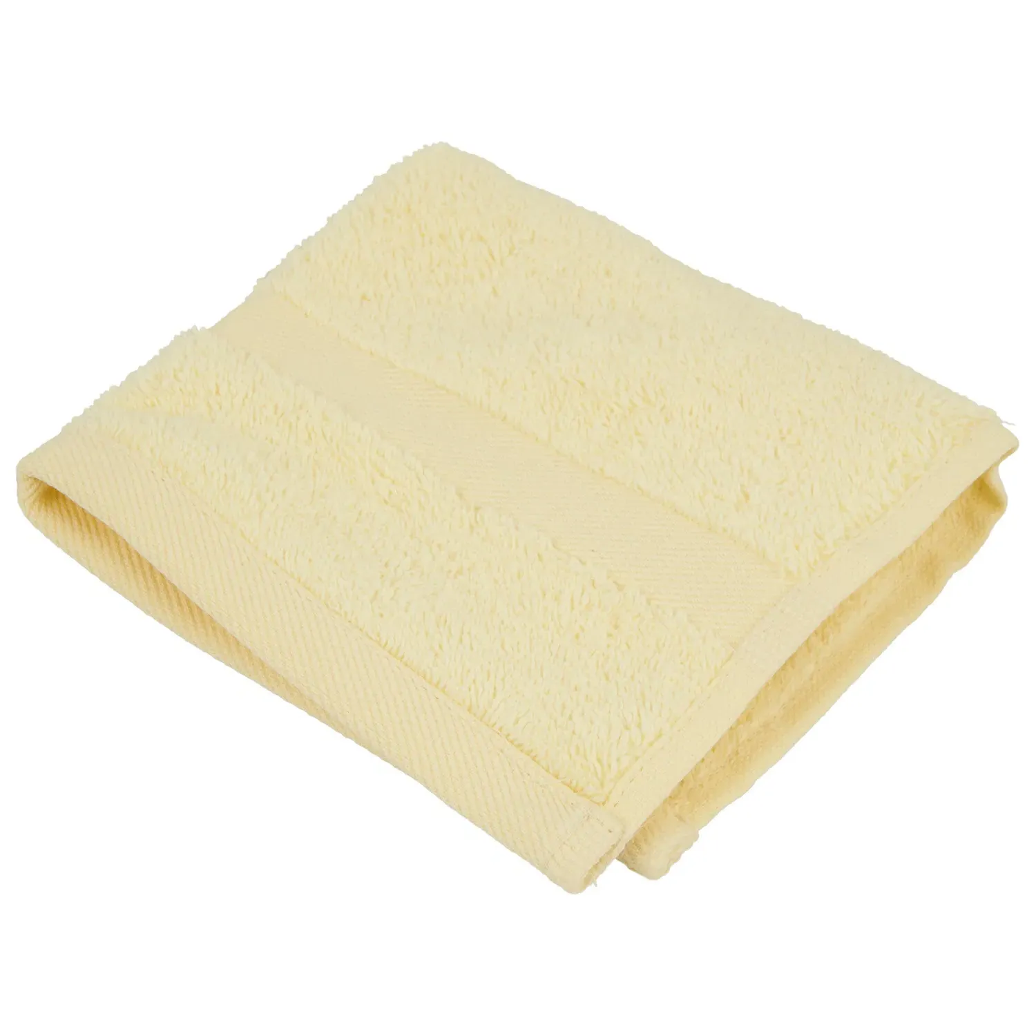 Flannel Face Cloth Deluxe - Lemonade, Cotton