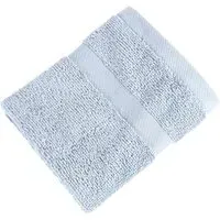 Flannel Face Cloth Deluxe - Pacific Blue, Cotton