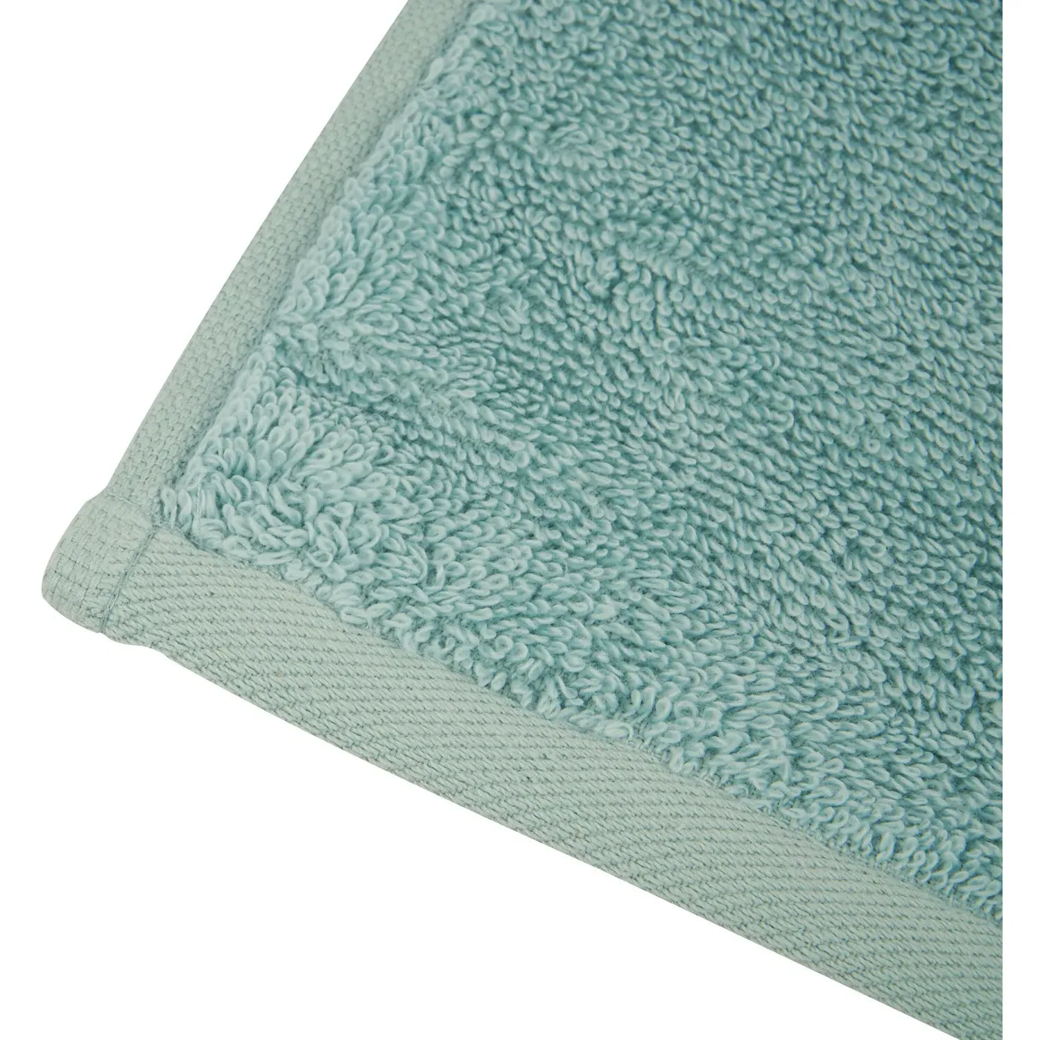 Flannel Face Cloth - Light Blue, Cotton