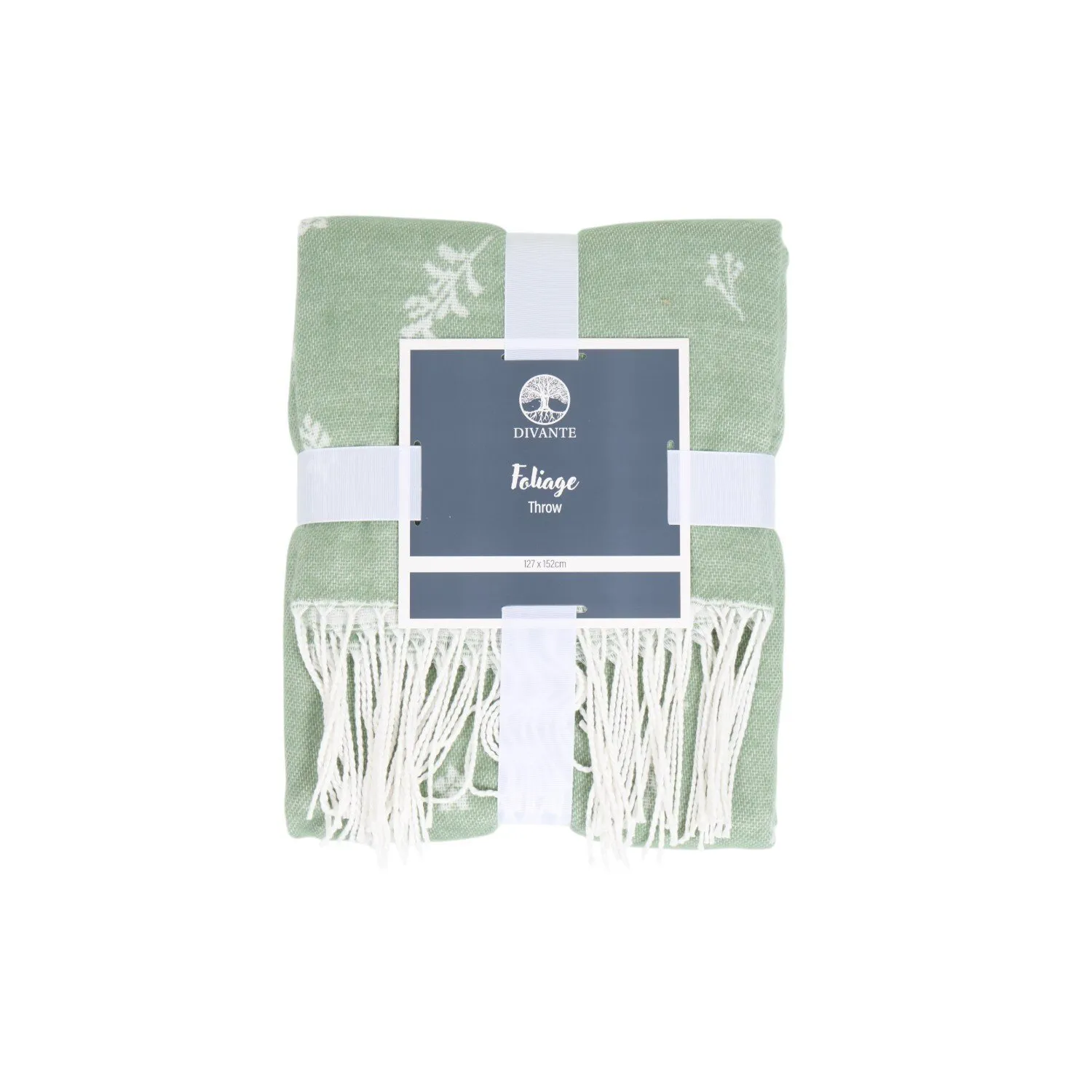 Foliage Woven Throw - Green image