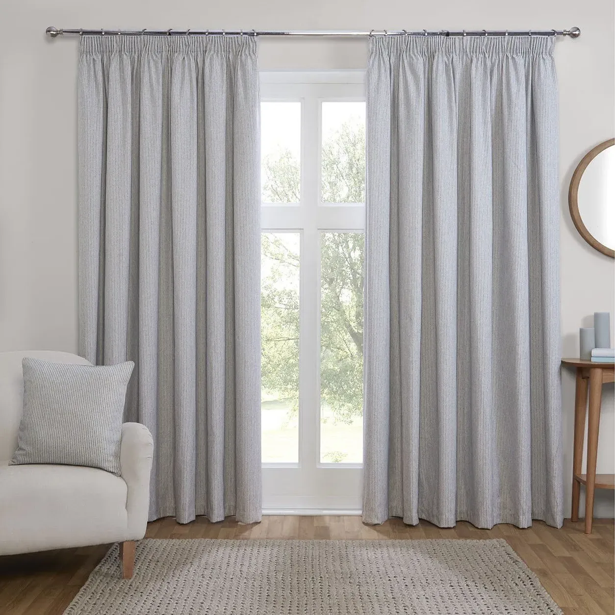 Hadleigh Thermal Blackout Curtain - Blue