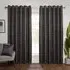 Halden Eyelet Curtain - Black
