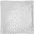 Halo Velvet Piped Feather Filled Cushion 45x45cm - Silver