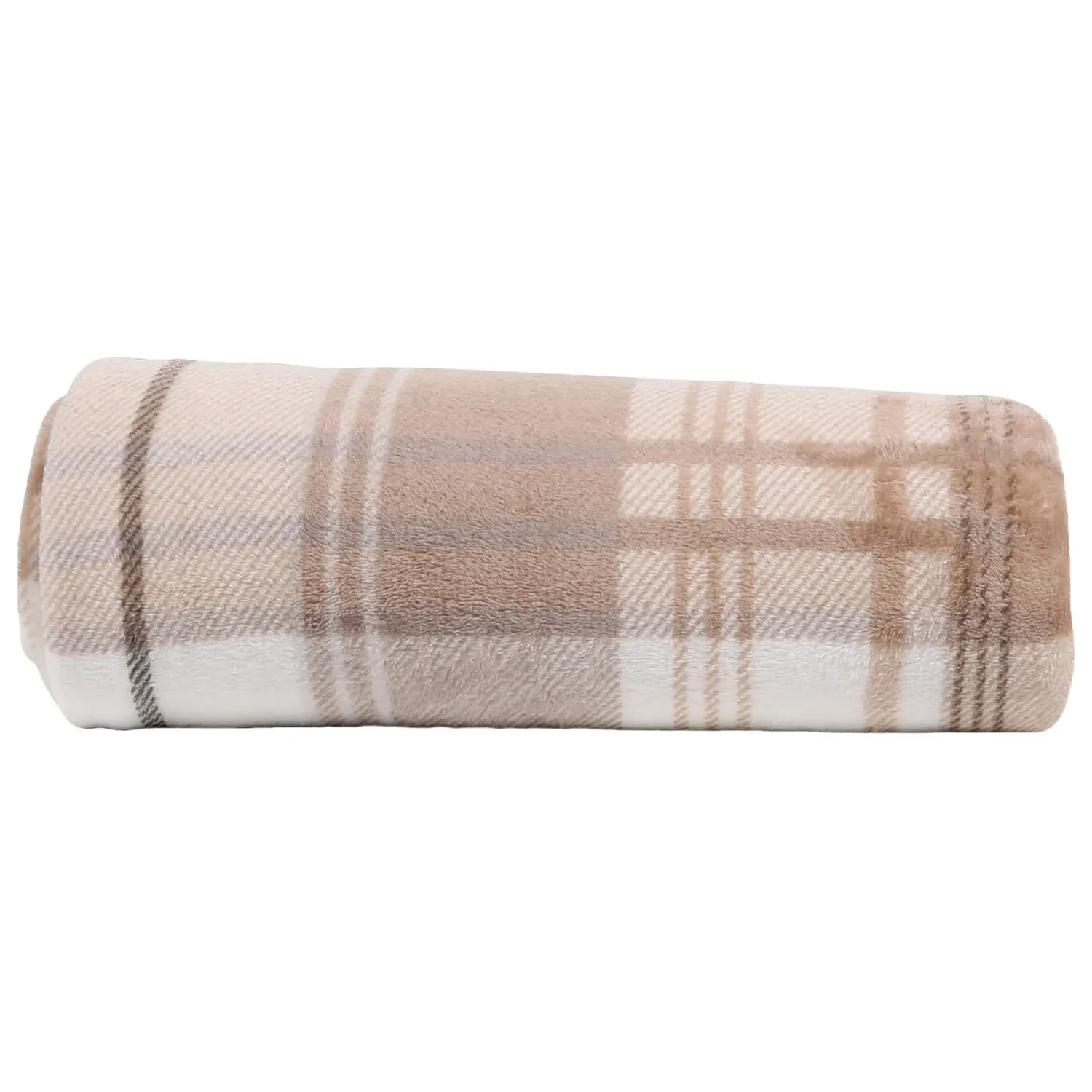 Hamilton Check Throw - Natural image