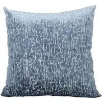 Harper Square Cushion - Blue, Velvet