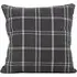 Harrison Cushion - White, Charcoal