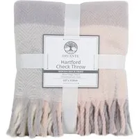 Hartford Check Throw - Pink