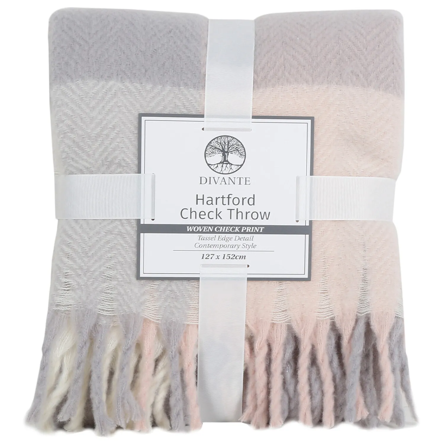 Hartford Check Throw - Pink
