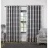 Hatfield Check Blackout Curtains with Eyelets - Grey