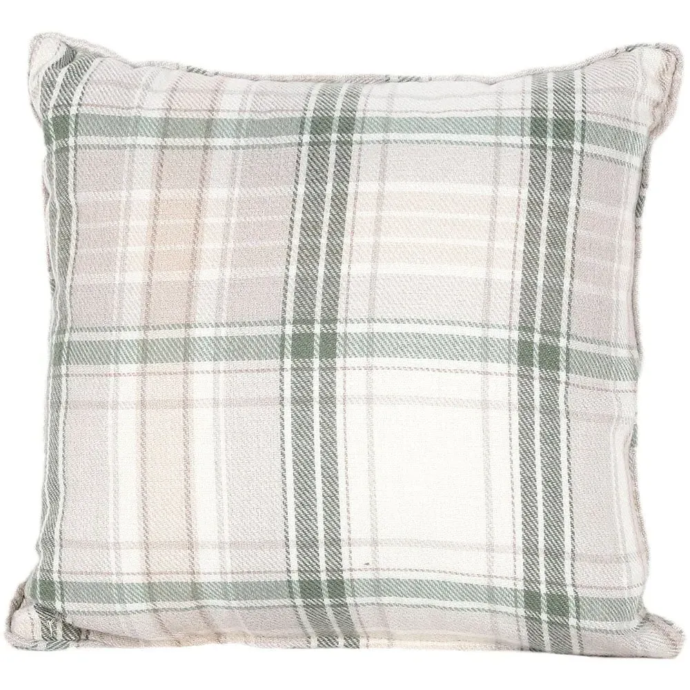 Hatfield Check Cushion - Green