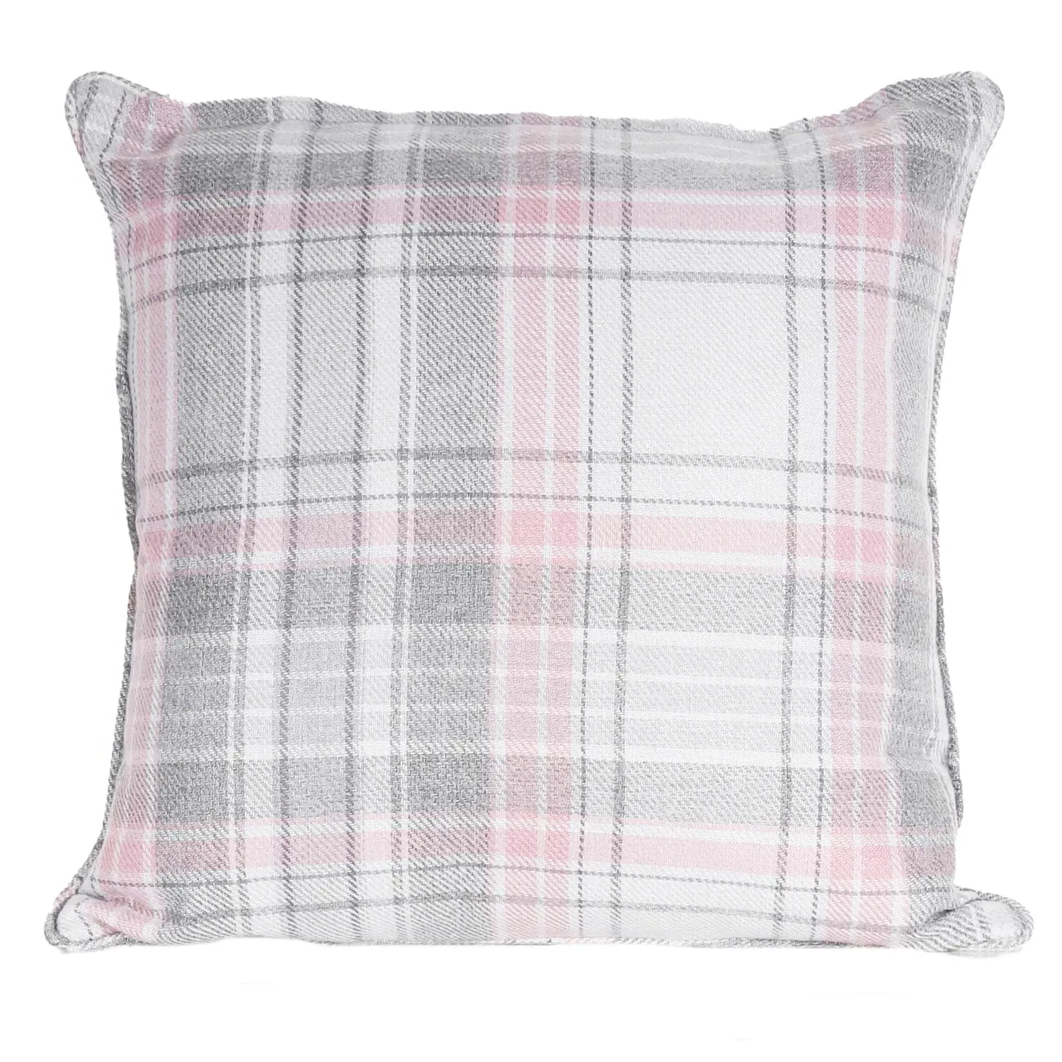 Hatfield Check Cushion - Grey