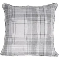 Hatfield Check Cushion - Grey