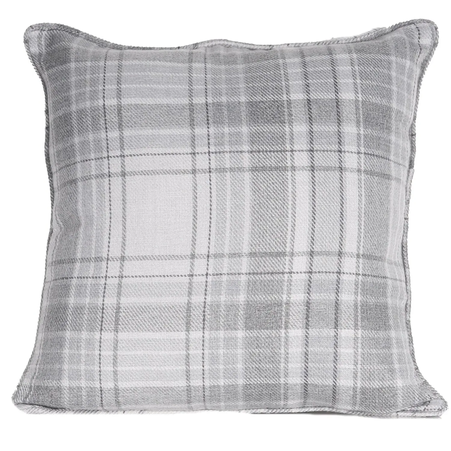 Hatfield Check Cushion - Grey