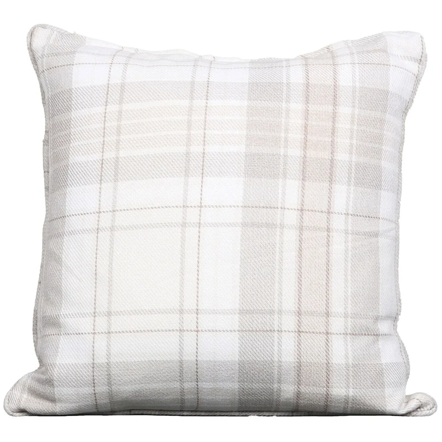 Hatfield Check Cushion - Natural