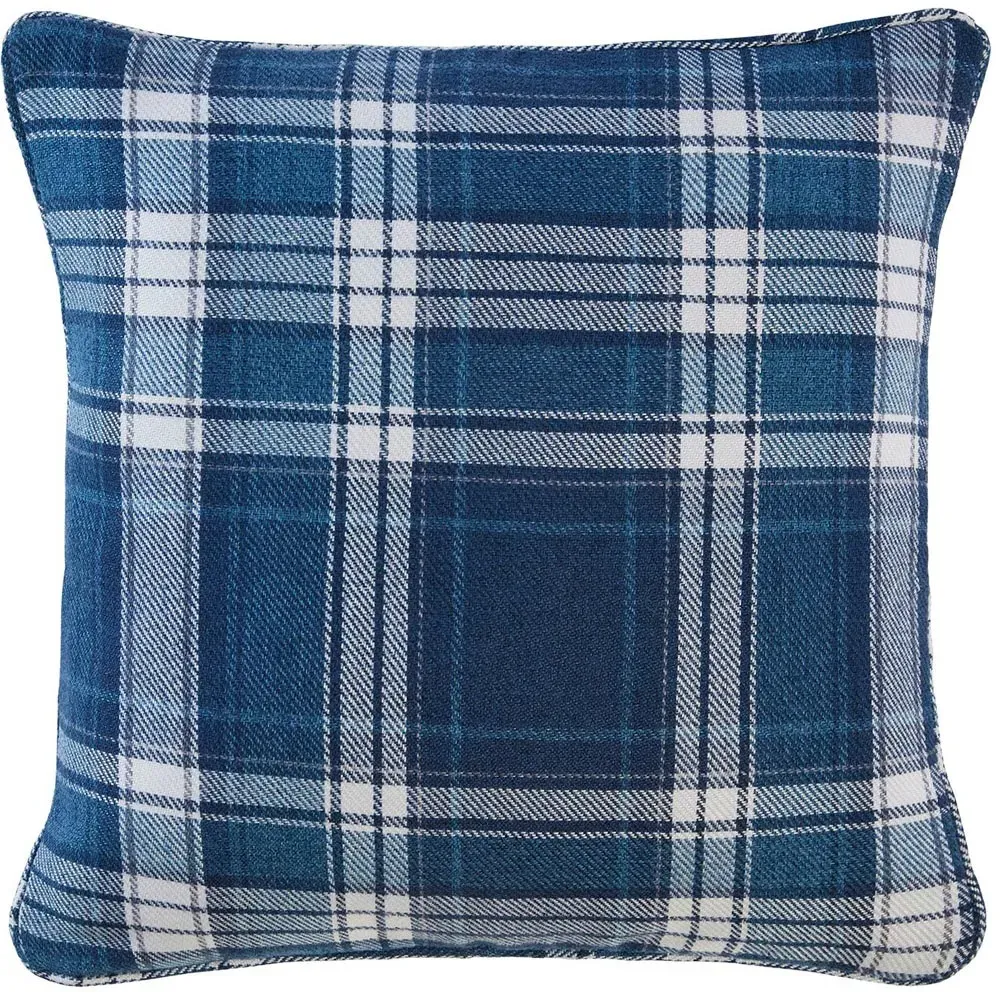 Hatfield Check Cushion - Navy image