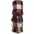 Hayden Check Throw - Burgundy
