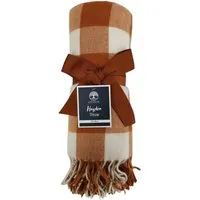 Hayden Check Throw - Rust