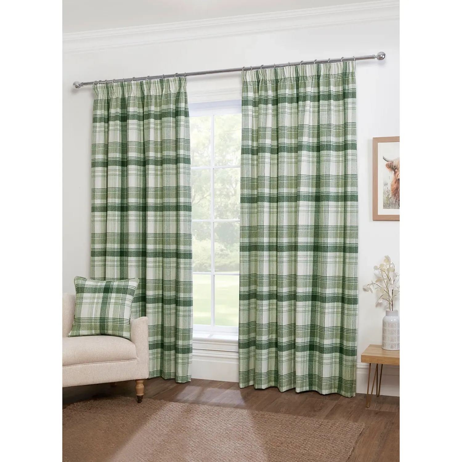 Henderson Thermal Blackout Curtain - Green