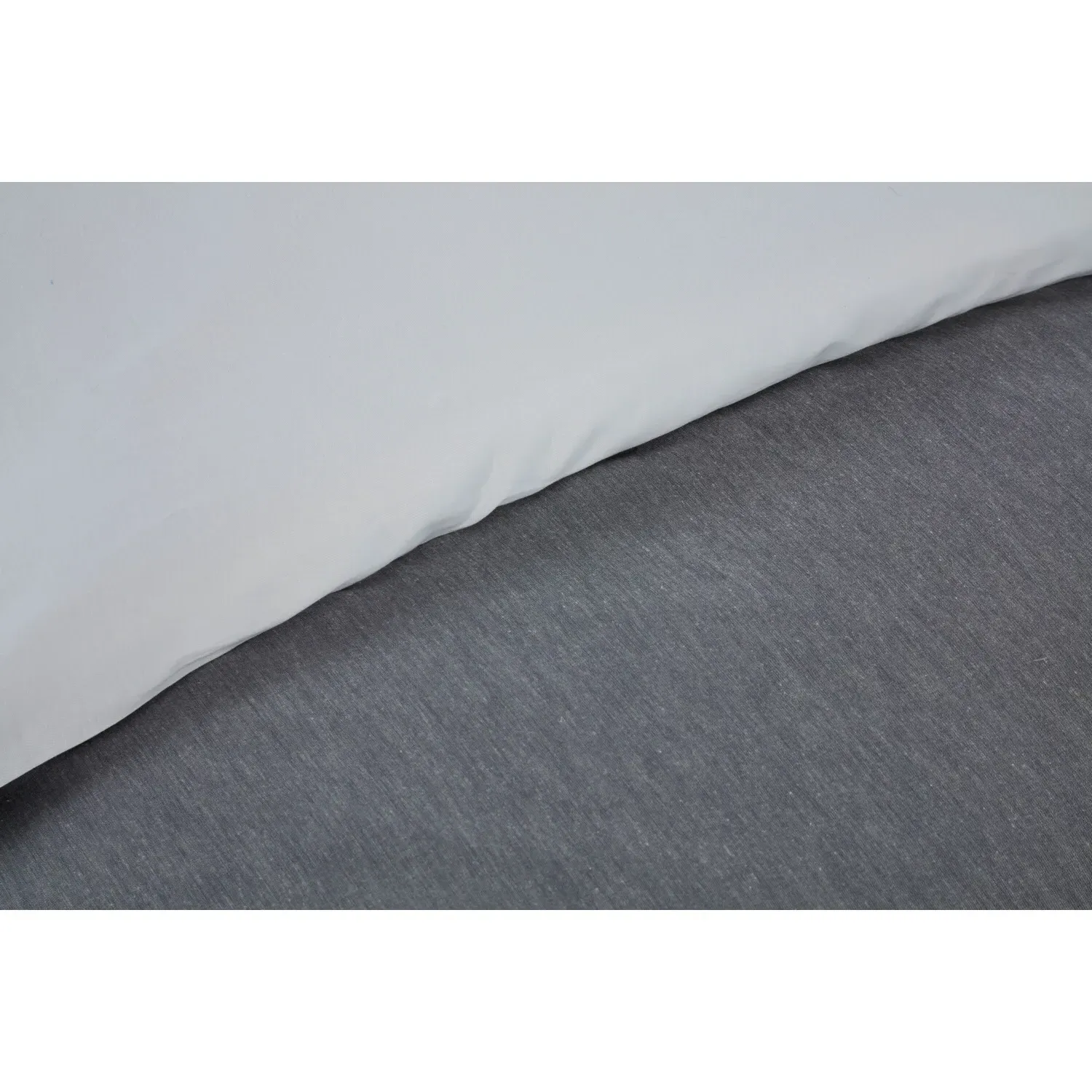 Hendon King Size Duvet Set - Grey, Chambray