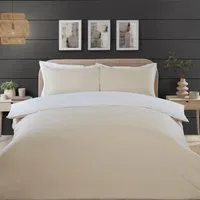 Hendon Single Duvet Set - Natural, Chambray