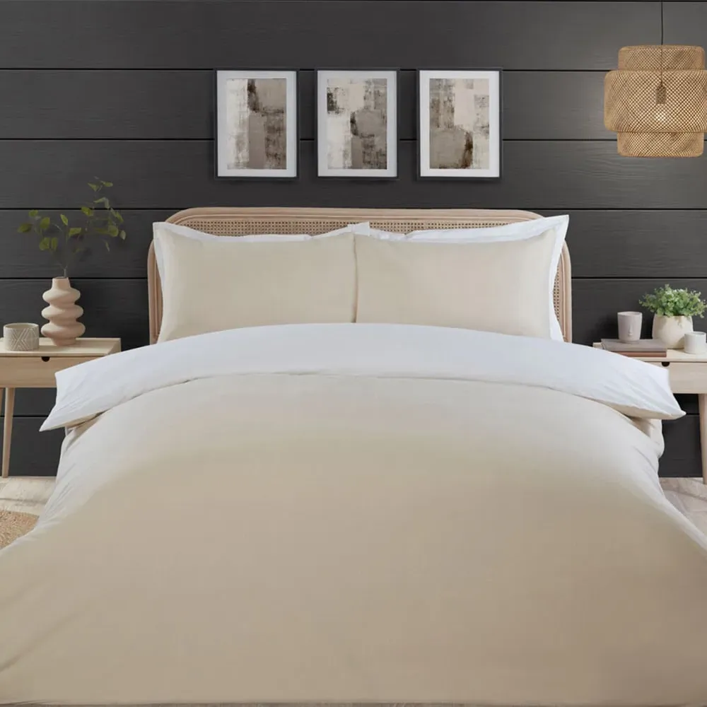 Hendon Single Duvet Set - Natural, Chambray image