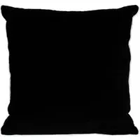 Henley Velvet Cushion - Black, Cotton