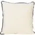 Henley Velvet Cushion - Natural, Cotton