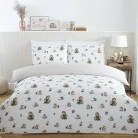 Hettie the Hedgehog King Size Duvet Cover Set - Natural