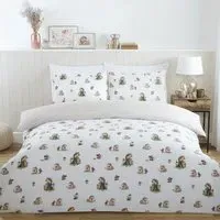 Hettie the Hedgehog Super King Duvet Cover Set - Natural