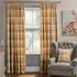 Highbury Check Curtains - Yellow