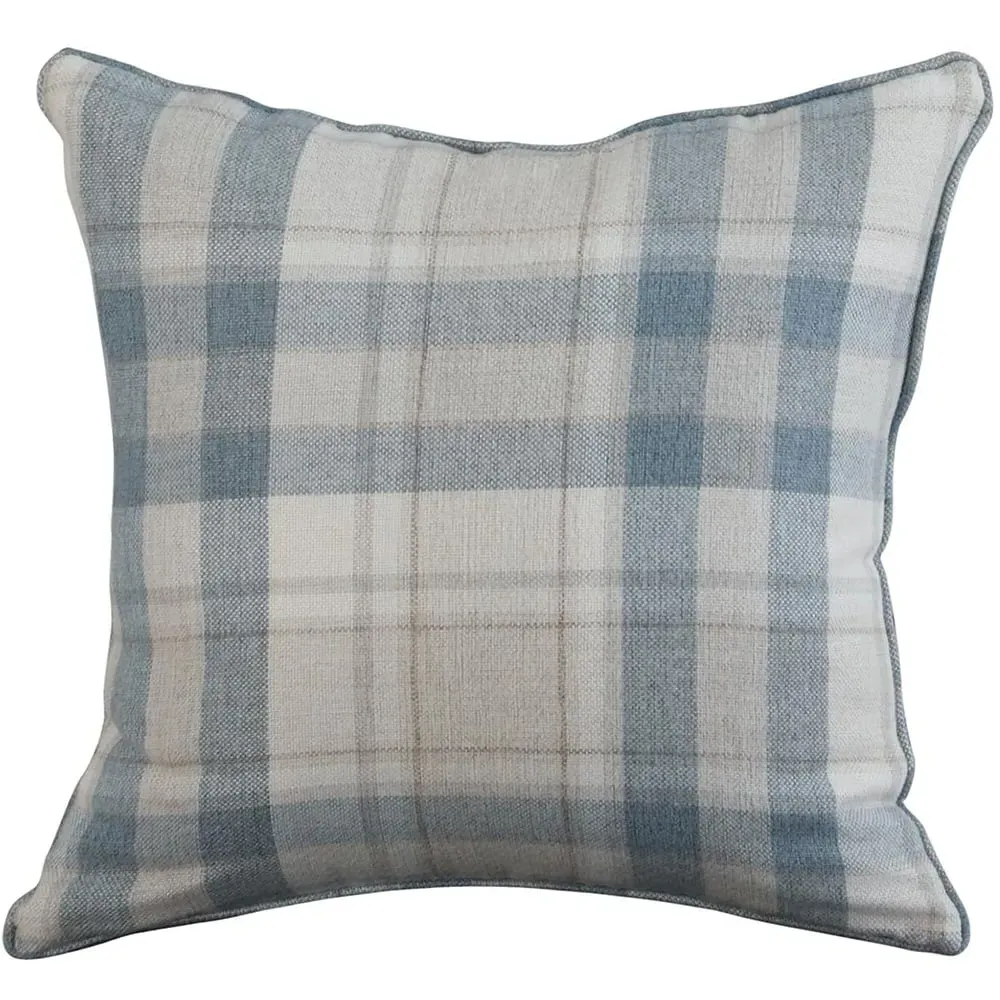 Highbury Check Cushion - Blue image