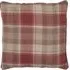 Highbury Check Cushion - Red