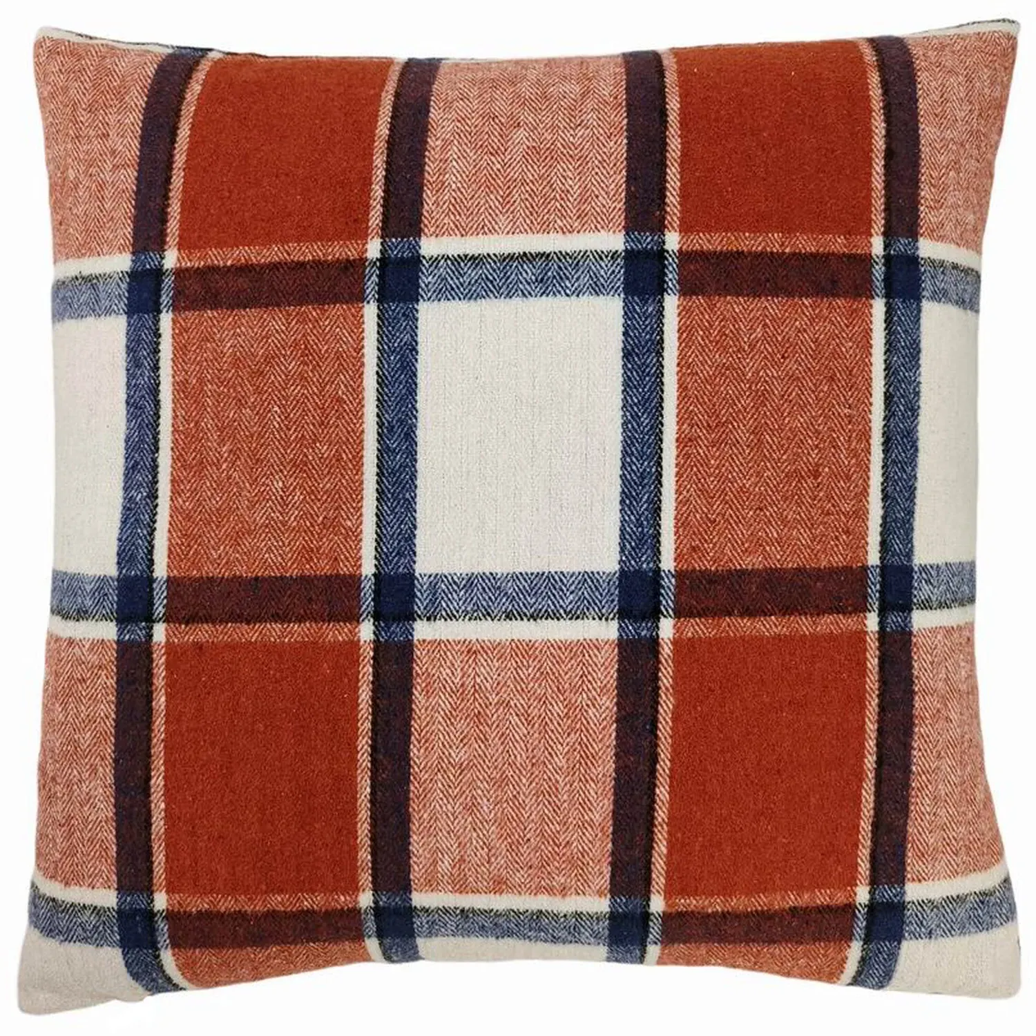Highland Check Cushion Covers Pack of 2 - Red