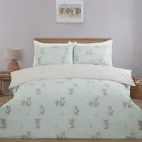 Highland Cows Super King Duvet Set - Blue