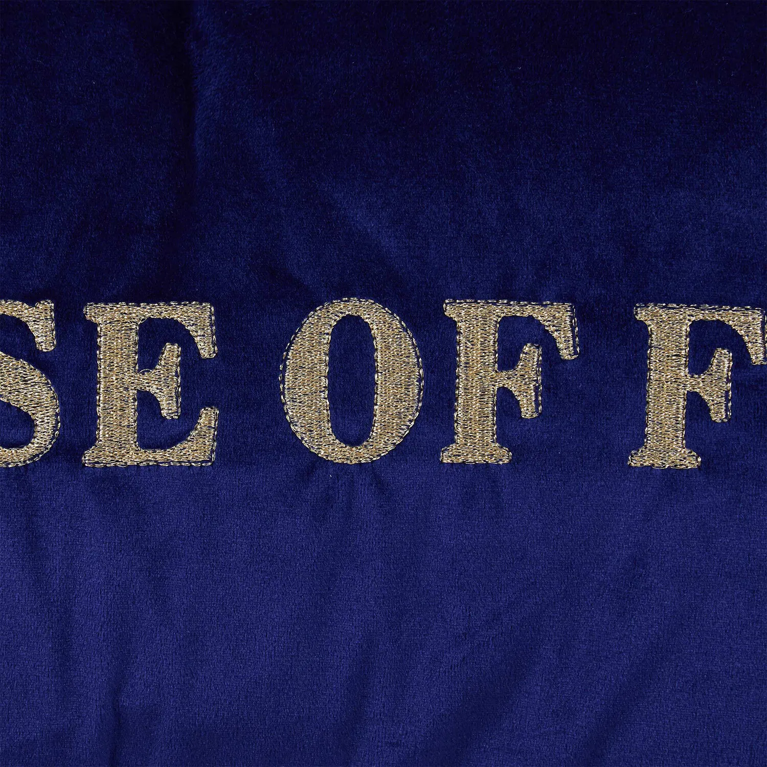 House Of Fun Cushion - Navy, Polyester