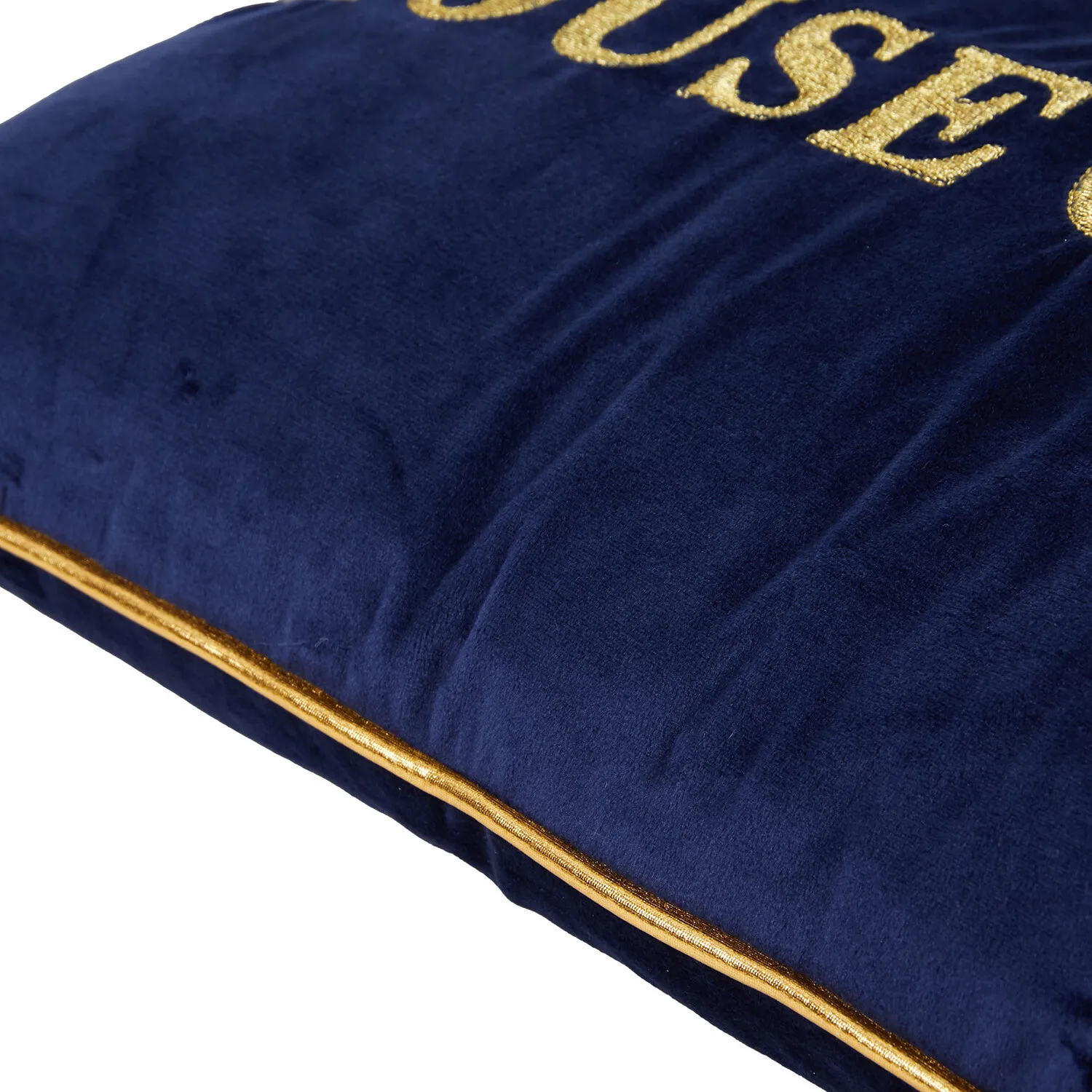 House Of Fun Cushion - Navy, Polyester