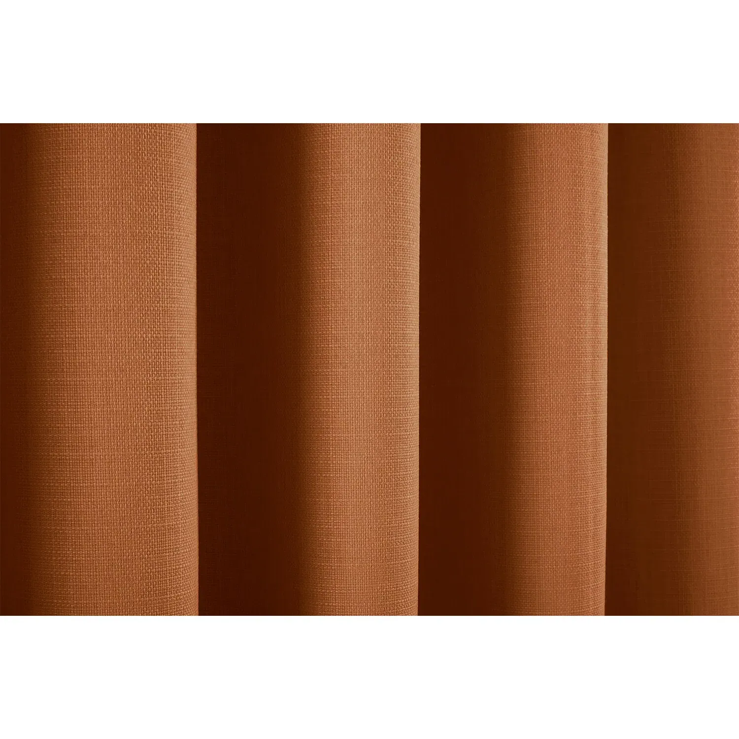 Hoxton Blackout Eyelet Curtain - Orange