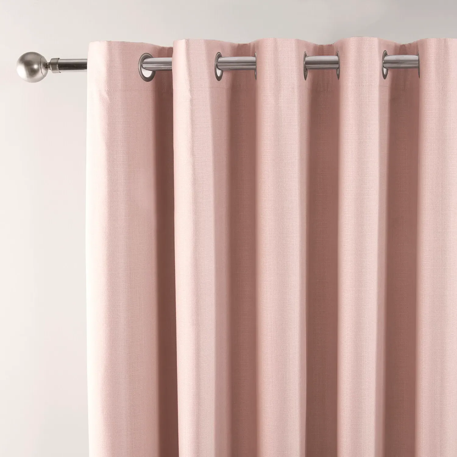Hoxton Blackout Eyelet Curtains - Blush