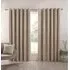 Hoxton Blackout Eyelet Curtains - Natural