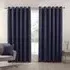 Hoxton Blackout Eyelet Curtains - Navy