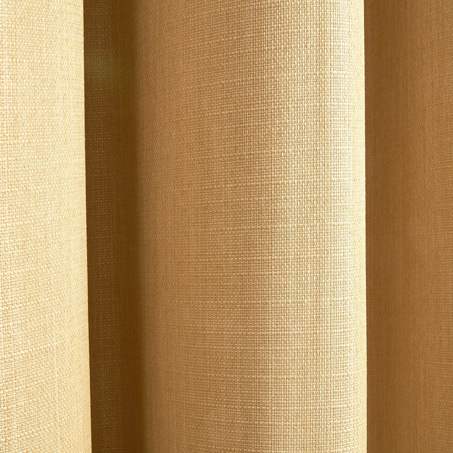 Hoxton Blackout Eyelet Curtains - Ochre