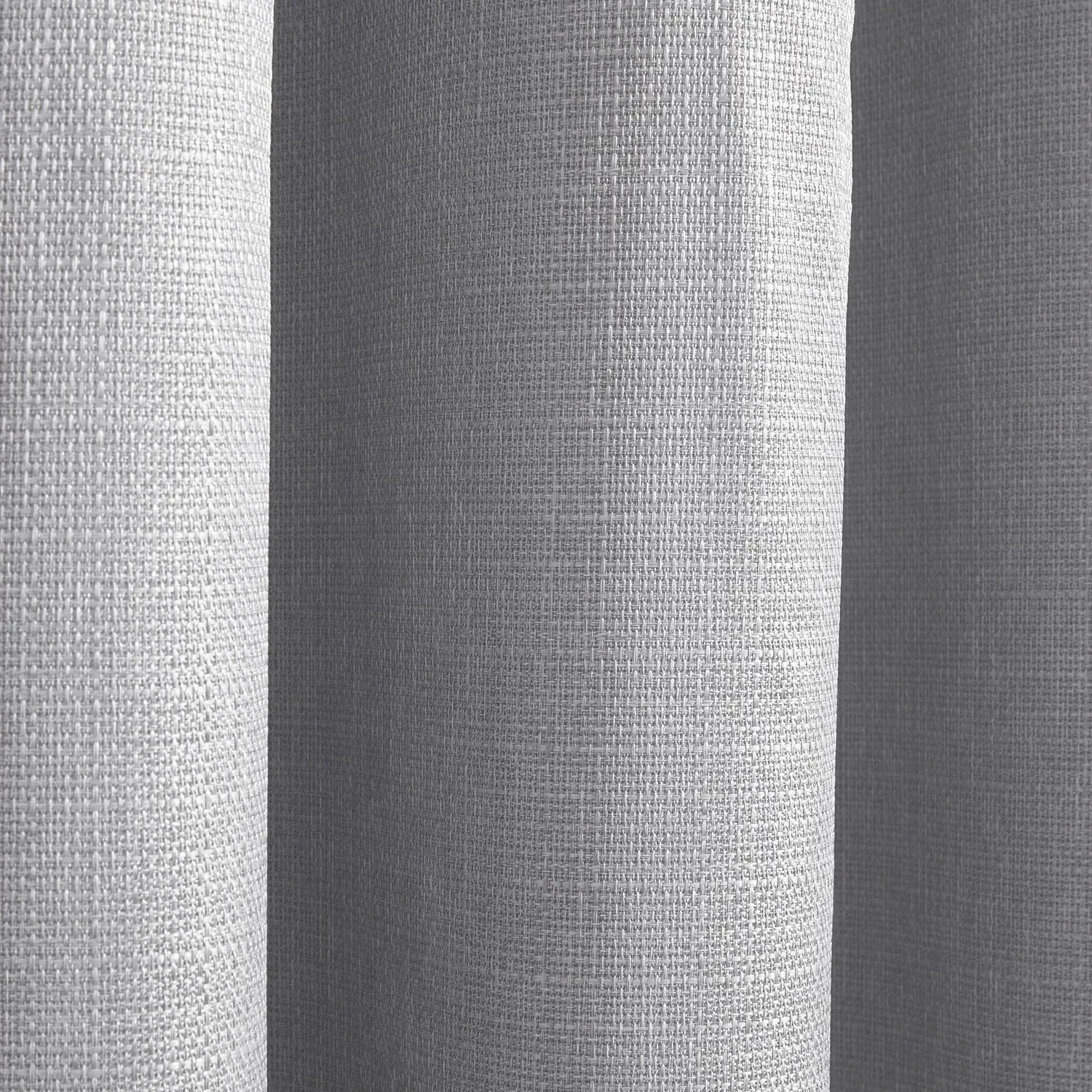 Hoxton Blackout Eyelet Curtains - Silver