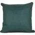 Hoxton Square Cushion with Piped Edges - Dark Green