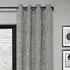 Jasmina Eyelet Panel Curtain - Grey