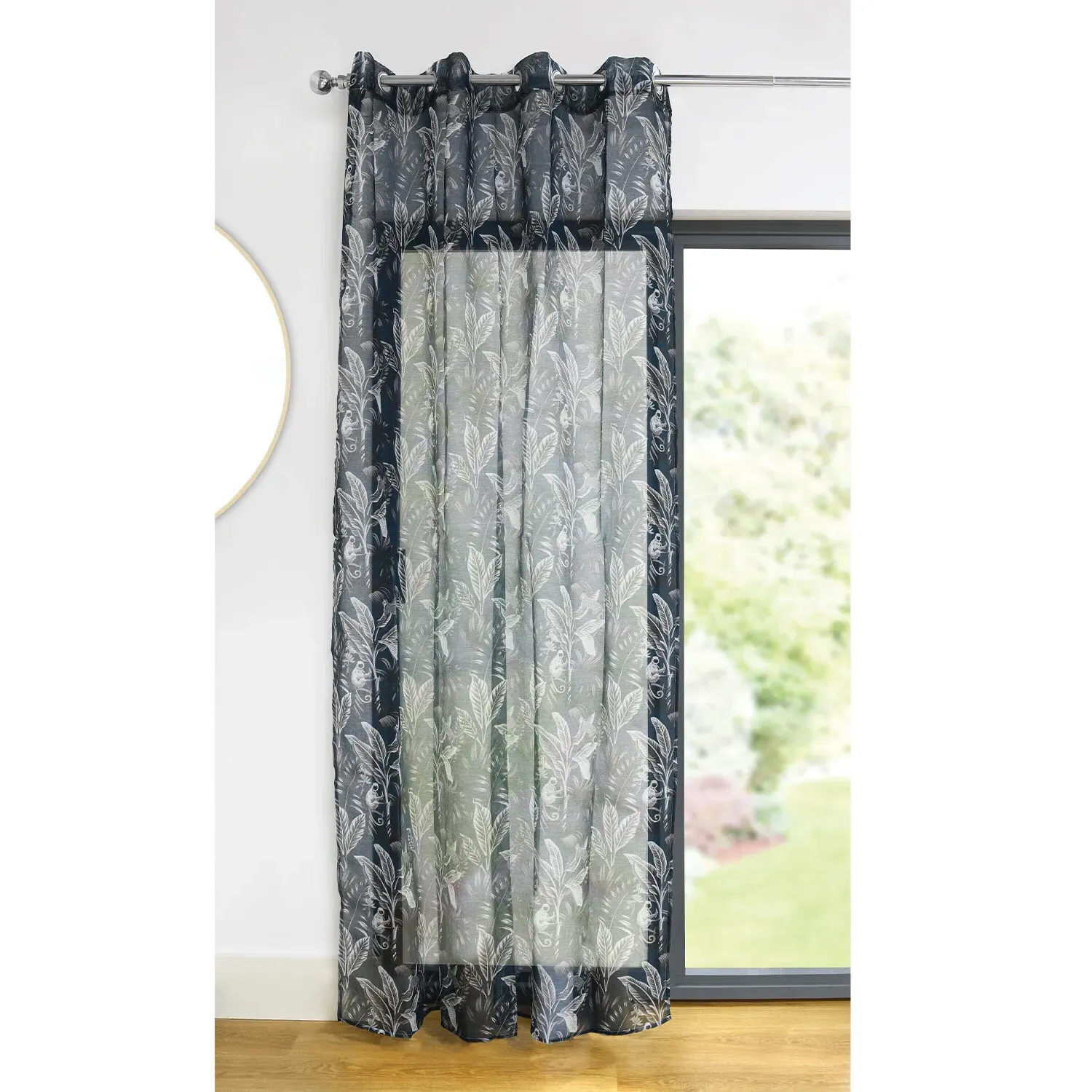 Kahala Jungle Print Voile - Navy